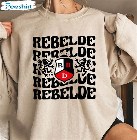 Rebelde shirt - Jul 14, 2023 - This Gender-Neutral Adult T-shirts item by MillieRoseCoUS has 31 favorites from Etsy shoppers. Ships from San Jose, CA. Listed on Oct 18, 2023. ... Rebelde Shirt 2000's Escuchaba RBD Shirt RBD 2023 Tour Un - Etsy. This RBD reference shirt is perfect for any fan of the Latin trap star!